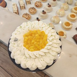 Pavlova mangue & vanille (sans gluten)